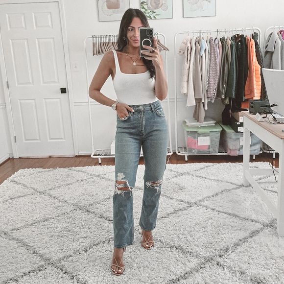 Agolde Wilder high rise straight leg jeans - Picture 3 of 11